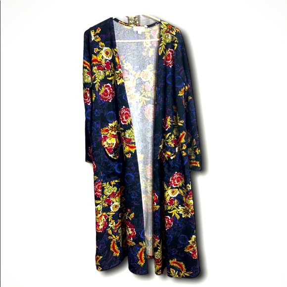 Lularoe ‘Carolyn’ Duster Long Sweater Large - Picture 2 of 6